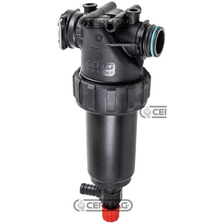 Selbstreinigender Inline-Filter, T5-Anschluss, Edelstahlgewebe 80 Mesh – 200–280 l/min, 27648 ARAG | NewgardenAgri.com