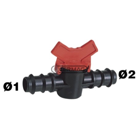 Rubinetto Attacchi 20 mm - 16 mm 25658 | NewgardenAgri.com