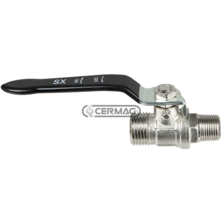 Rubinetto a sfera - Sinistro Filettatura 1/2 " - 3/8 " 27092 | NewgardenAgri.com
