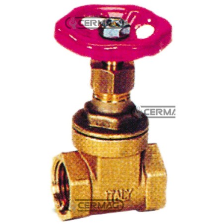 Saracinesca in ottone Raccordo Filetto interno 1/2" Gas 26548 | NewgardenAgri.com