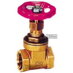 Saracinesca in ottone Raccordo Filetto interno 1" Gas 26550 | NewgardenAgri.com