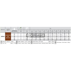 Serie de boquillas de ventilador ISO WRC 110° - 05 27515 ARAG