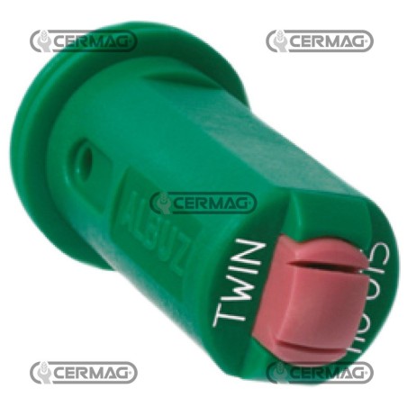 Boquilla de inducción de aire ISO Serie AVI TWIN 110° - 015 27941 Albuz | NewgardenAgri.com