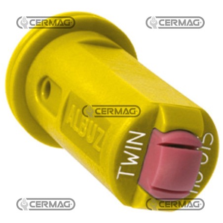 Boquilla de inducción de aire ISO Serie AVI TWIN 110° - 02 27942 Albuz | NewgardenAgri.com