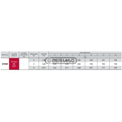 Boquilla de inducción de aire ISO Serie AVI TWIN 110° - 04 27945 Albuz