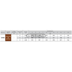 Boquilla de inducción de aire ISO Serie AVI TWIN 110° - 05 27946 Albuz