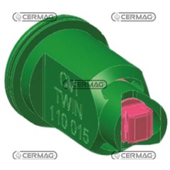 Boquilla de inducción de aire ISO Serie CVI TWIN 110° - 015 27960 Albuz | NewgardenAgri.com