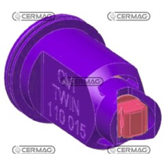 Boquilla de inducción de aire ISO Serie CVI TWIN 110° - 025 27962 Albuz | NewgardenAgri.com
