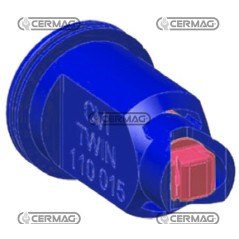 Boquilla de inducción de aire ISO Serie CVI TWIN 110° - 03 27963 Albuz | NewgardenAgri.com