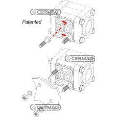 2-way ball valve with tie rods. Internal thread connection 1"1/2 Gas 28469 ARAG