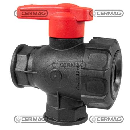 3-way ball valve standard connection Internal thread 2" Gas 26520 ARAG | NewgardenAgri.com