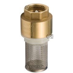 Clapet de pied avec filtre en acier inoxydable, filetage gaz 1/2", référence 25911 | NewgardenAgri.com