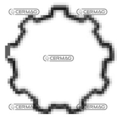 Inserto per coppie coniche Profilo 9 denti 27493