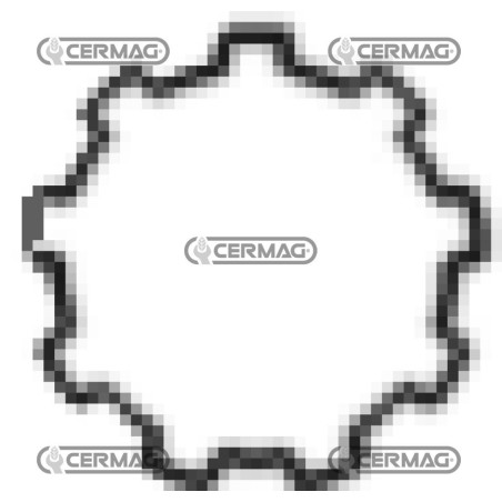 Inserto per coppie coniche Profilo 9 denti 27493