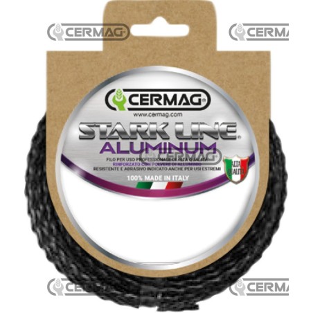 STARK LINE Aluminium-Spiralseil aus Nylon – hohe Qualität, Durchmesser 4 mm, Länge 25 m, Artikelnummer 26817 CERMAG | Newgard...