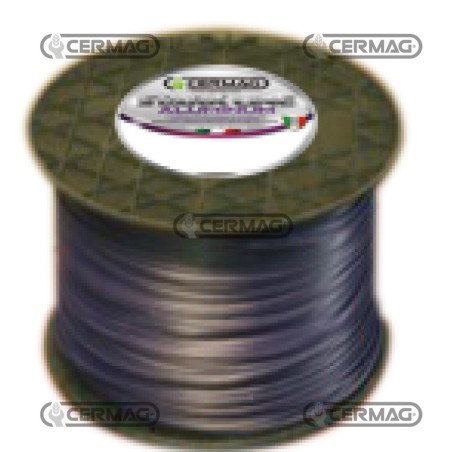 Cable de nailon redondo STARK LINE ALUMINUM - alta calidad. Diámetro: 2,7 mm. Longitud: 424 m - 3 kg. 27377 CERMAG | Newgarde...