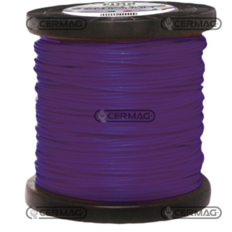 Cable de nailon redondo STARK LINE ALUMINUM - alta calidad. Diámetro: 2,7 mm. Longitud: 1248 m - 8 kg. 28589 CERMAG | Newgard...