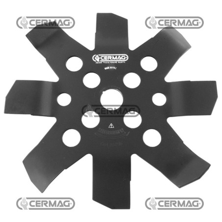 Cuchilla de corte MACINONE de 8 dientes. Diámetro: 255 mm. Grosor: 3 mm. 28456 | NewgardenAgri.com