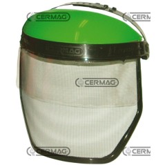 Anti-glare polycarbonate and metal mesh visor with protective cap 26393 Made in Italy | NewgardenAgri.com