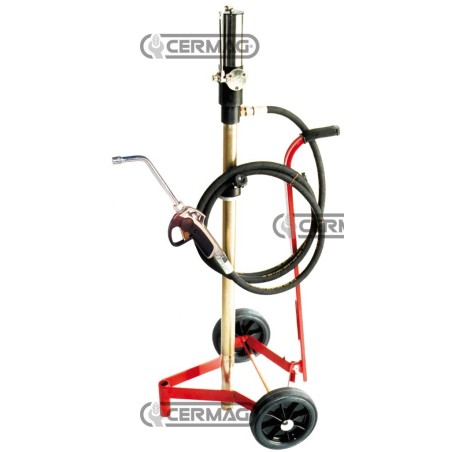 BOMBA DE ACEITE SIN TAPA - COMPLETA CON CARRO Y ACCESORIOS - CAPACIDAD 50 kg 20256 Raasm | NewgardenAgri.com