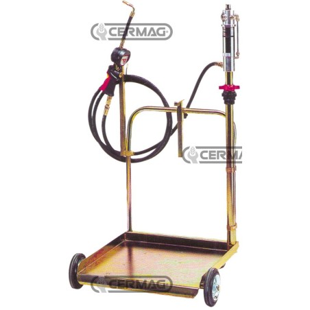 BOMBA DE AIRE Y ACEITE CON CARRO - PARA TAMBORES DE 180-200 KG 20464 Raasm | NewgardenAgri.com