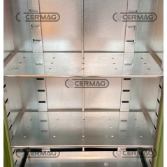 Armario de almacenamiento de pesticidas de 2 estantes. Dimensiones: 1000 x 480 x 1065 mm. 21074