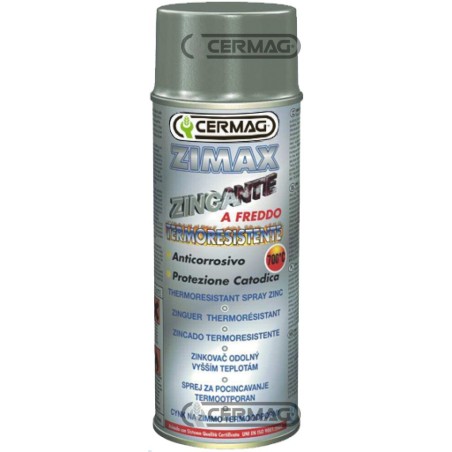 Zincante thermorésistante 700°C - 400 ml 20714 CERMAG | NewgardenAgri.com