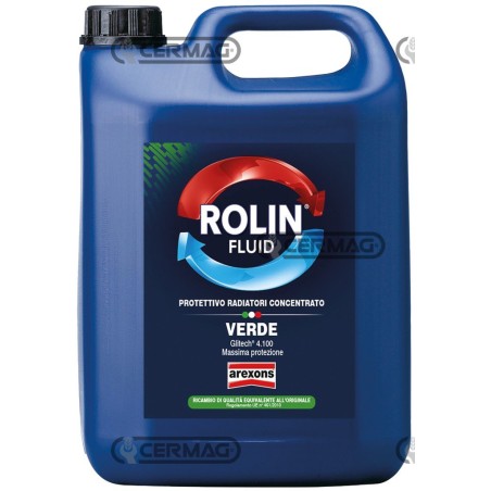 Antigel pur à diluer ROLIN FLUID VERT - 5 L 20750 AREXONS | NewgardenAgri.com