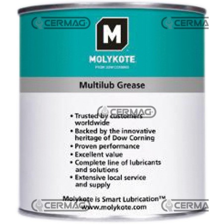 Grasso al litio MULTILUB - 1 Kg 20762 MOLYKOTE | NewgardenAgri.com
