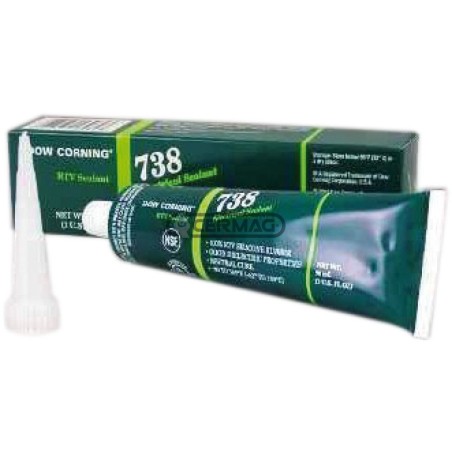 Silicone bianco DOW CORNING 738 - 90 ml 20796 DOW CORNING | NewgardenAgri.com