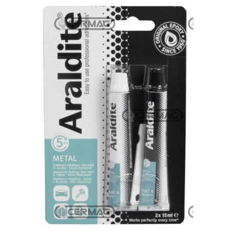 Araldite MÉTAL - 15 ml x 2 20799 ARALDITE | NewgardenAgri.com