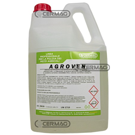 Detartarizzante concentrato per vendemmiatrici AGRO VEN - 5 L 28639 CERMAG | NewgardenAgri.com
