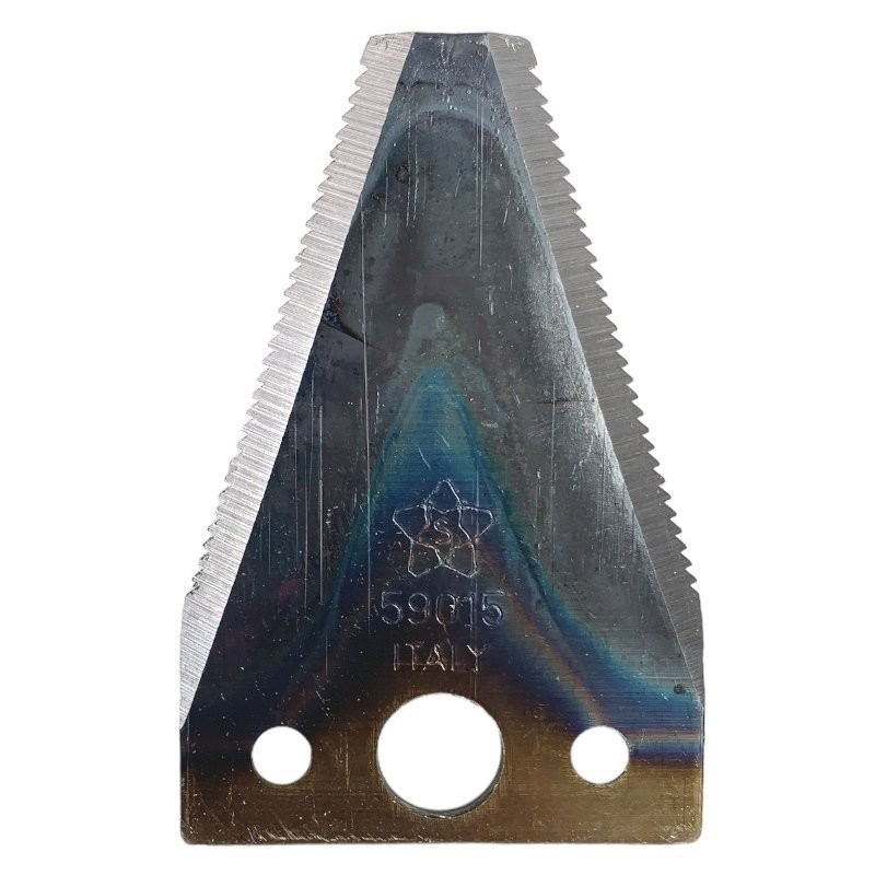 Narrow type grooved section blade tooth for BCS Europa 600 and 700 and SEP motor mowers