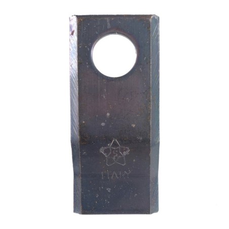 Navaja plegable para cortacésped rotativo BCS Fella PZ Pottinger Deutz-Fahr Zweegers y IHC 96x40 agujero 19mm - 434993 | Newg...