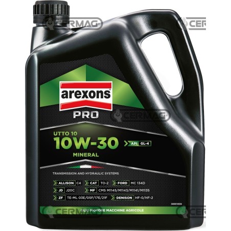 AGRI UTTO 10 Huile hydraulique multigrade 10W-30 20968 AREXONS | NewgardenAgri.com