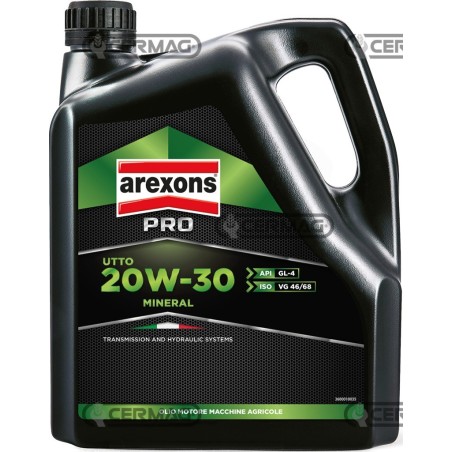 AGRI UTTO Multigrade 20W-30 20969 AREXONS Huile universelle pour systèmes hydrauliques | NewgardenAgri.com