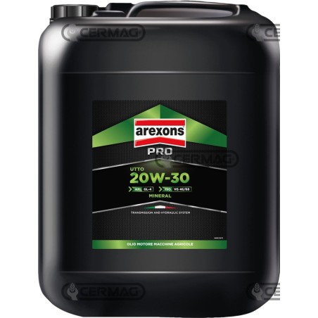 Olio universale per impianti oleodinamici AGRI UTTO Multigrade 20W-30 20970 AREXONS | NewgardenAgri.com
