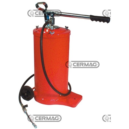 Bomba de grasa manual con ruedas. Capacidad: 15,4 kg. 20254 | NewgardenAgri.com