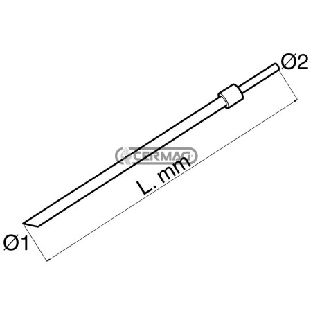 TELESCOPIC STEEL SUCTION PIPE - L. 820 MM 20278 | NewgardenAgri.com