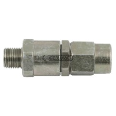 Swivel joint with MALE - FEMALE connections 1/4" Gas thread 20232 | NewgardenAgri.com