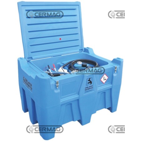 Bomba eléctrica con depósito para el transporte de AD-BLUE® Voltaje 12 V Depósito 430 l 20954 | NewgardenAgri.com