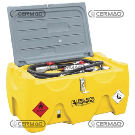 Bomba eléctrica con depósito para el transporte de gasóleo. Voltaje: 12 V. Capacidad: 150 l. 21075 | NewgardenAgri.com