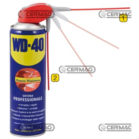 Spray multi-usages WD-40 - Aérosol de 500 ml 20400 WD-40 | NewgardenAgri.com
