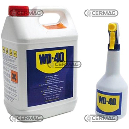 WD 40 MULTIPURPOSE LUBRICANT - 5 LT BOTTLE 20416 Wd-40 | NewgardenAgri.com