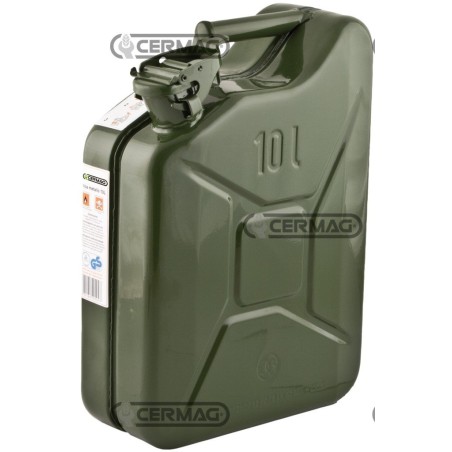 Bidón de combustible metálico - 10 L 20357 Madeineurope | NewgardenAgri.com