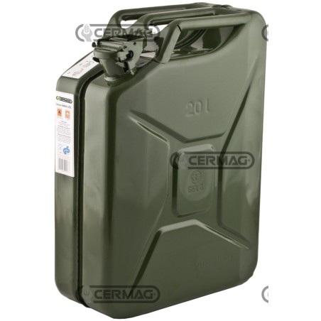 Bidón de combustible metálico - 20 L 20358 Madeineurope | NewgardenAgri.com