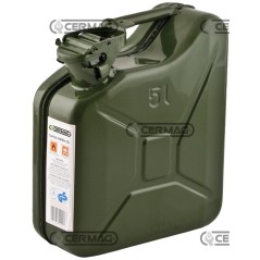 Bidón de combustible metálico - 5 L 20741 Madeineurope | NewgardenAgri.com