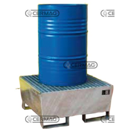 TANQUE DE RECOGIDA Y ALMACENAMIENTO PARA 1 TAMBOR DE 180-220 LITROS 20686 | NewgardenAgri.com