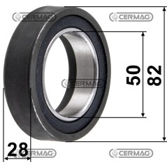 Cuscinetto reggispinta piccolo Dimensioni 50x82x28 mm 15272