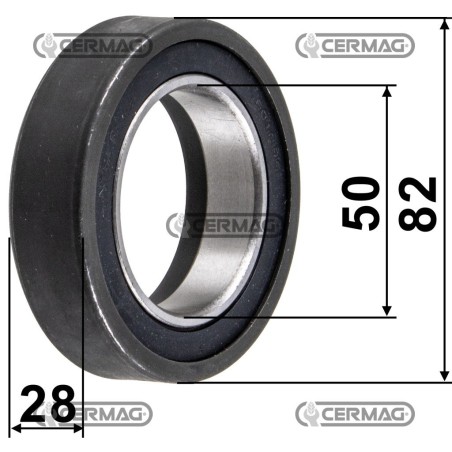 Cuscinetto reggispinta piccolo Dimensioni 50x82x28 mm 15272